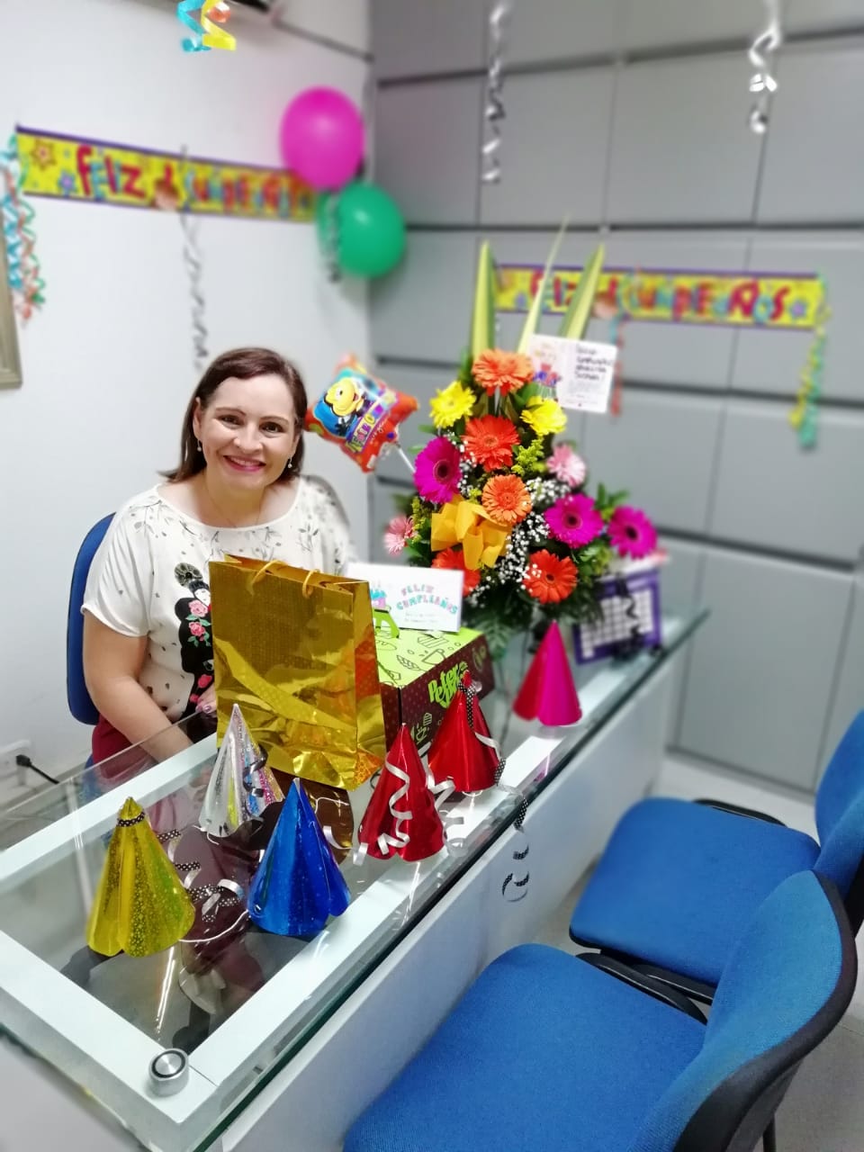 La cumpleañera Lilia Susana Díaz.